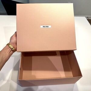 AUTHENTIC MIU MIU SHOE BOX